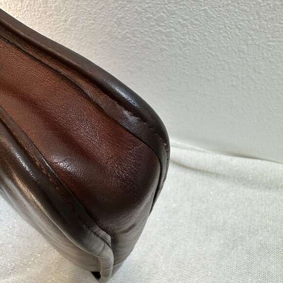 Vintage Coach Suspender Bag 9490, in Mocha Leather, Pre serial NYC early 70s - Picture 8 of 15